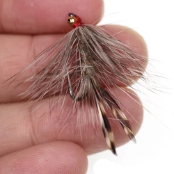 Anzuelo ICERIO Mosca Húmeda con ojos y cuentas – T10 Trucha
