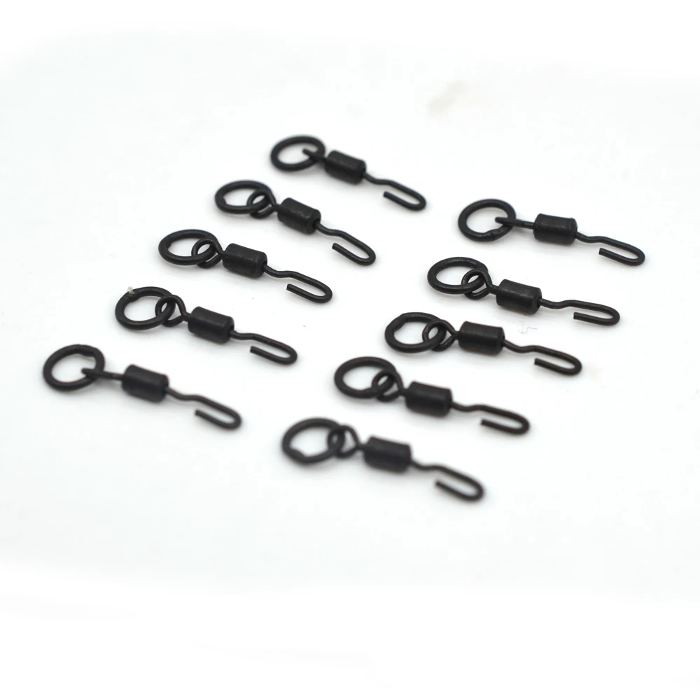 MNFT-aparejo giratorio de pesca de carpa, 10 piezas, accesorios de anillos - imagen 3