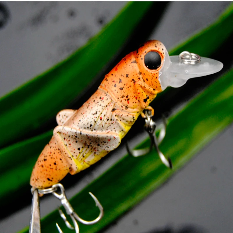 Cebo duro balancín de simulación Artificial con doble gancho para lubina de agua dulce, 6 Mm, 3,5G, 5 unidades - imagen 5