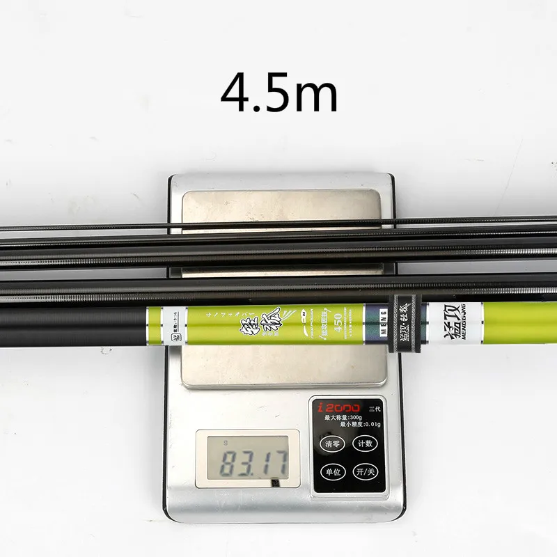 Caña de pescar Telescpic de 3,6 m-7,2 m, 28 Tune, Pesca de Taiwán, 60T, fibra de carbono, Oltas de mano, carpa, pez bagre, aparejos de Pesca - imagen 3