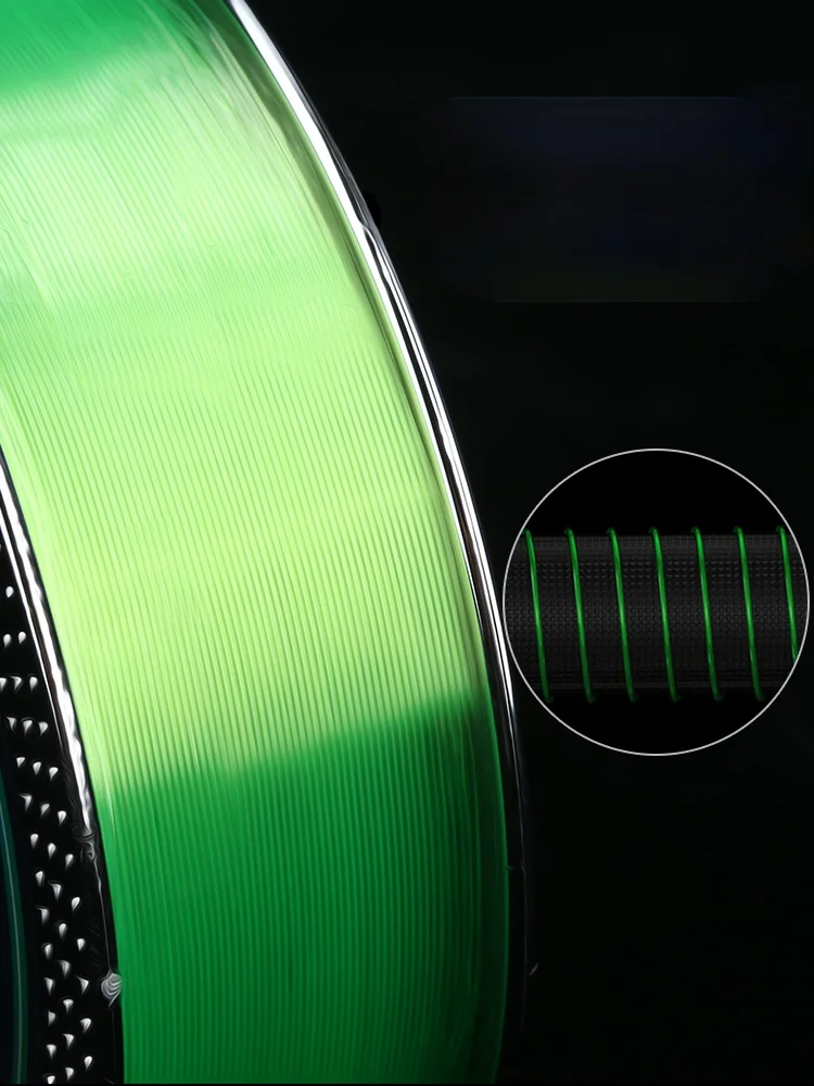 Línea de fibra de carbono superfuerte, hilo de Pesca de fluorocarbono, multifilamento, líder frontal, 118M, 2 unidades - imagen 3