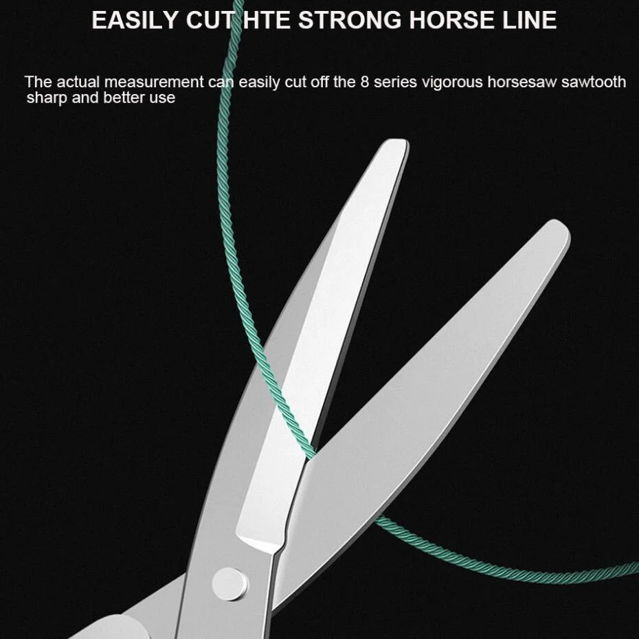 FLYSAND-Tijeras de seguridad plegables cómodas, mango de aleación de Zinc, hoja afilada de acero inoxidable, seguridad portátil, viaje - imagen 2