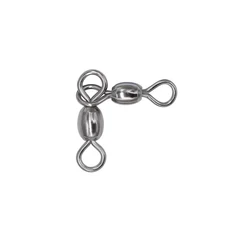 Conector giratorio 3 vías acero inoxidable cobre pesca
