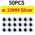 50pcs 10MM Silver