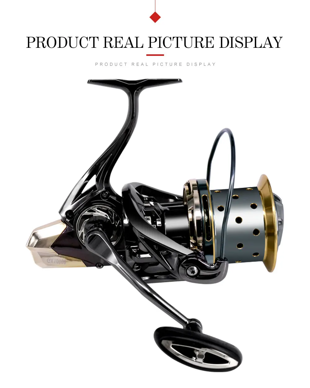 Experimente la mejor herramienta de pesca con nuestra exhibición de imágenes reales