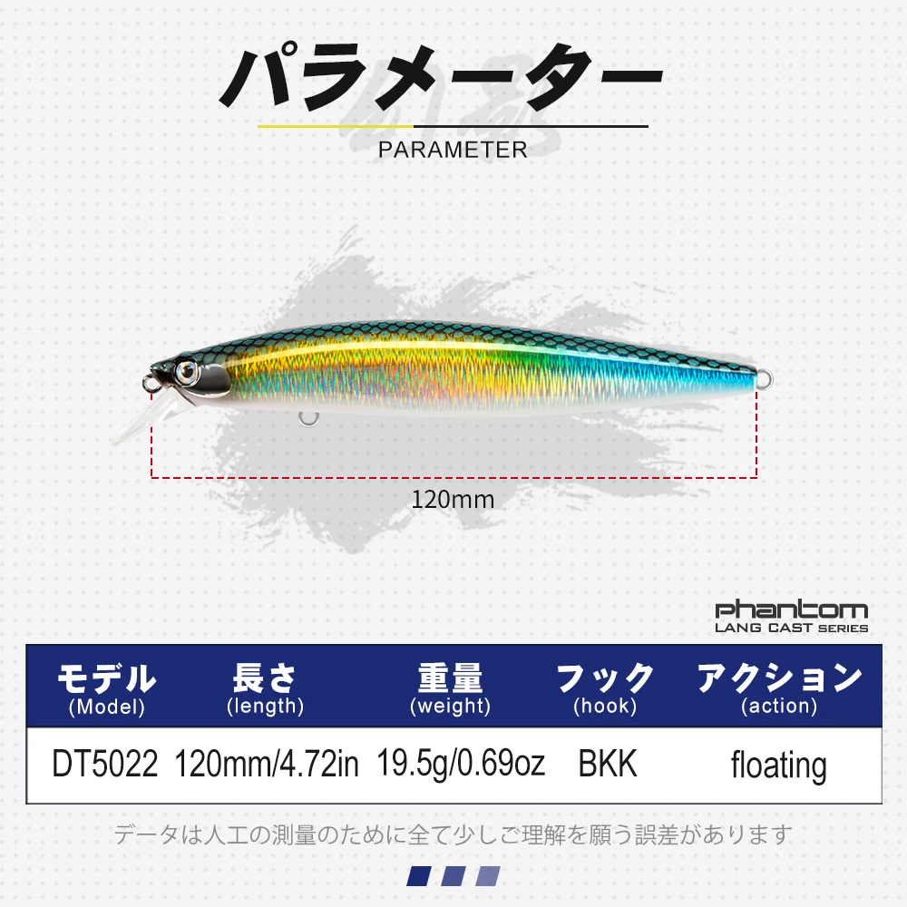 Señuelo Minnow Flotante Asesino Silencioso D1 – 120mm Sistema Gravedad - imagen 2
