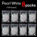 8 bags Pearl White