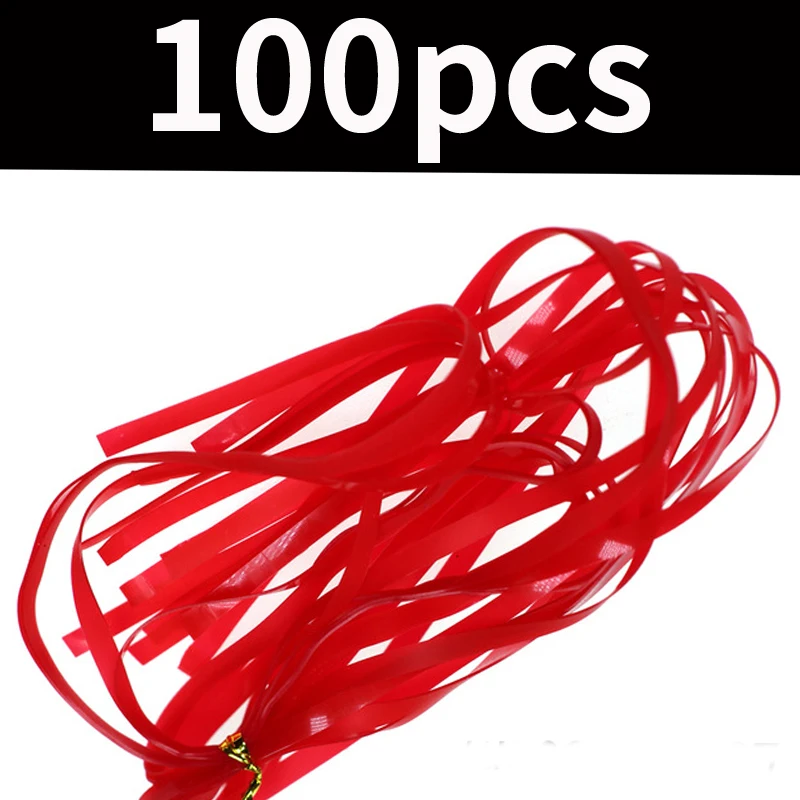 100pcs red
