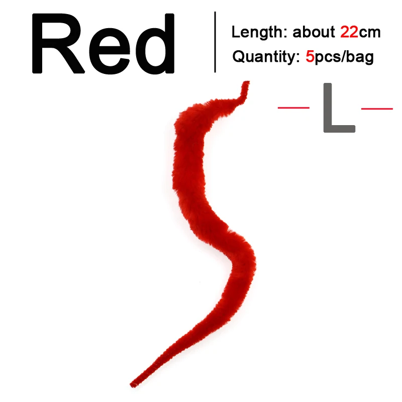L 5PCS  Red