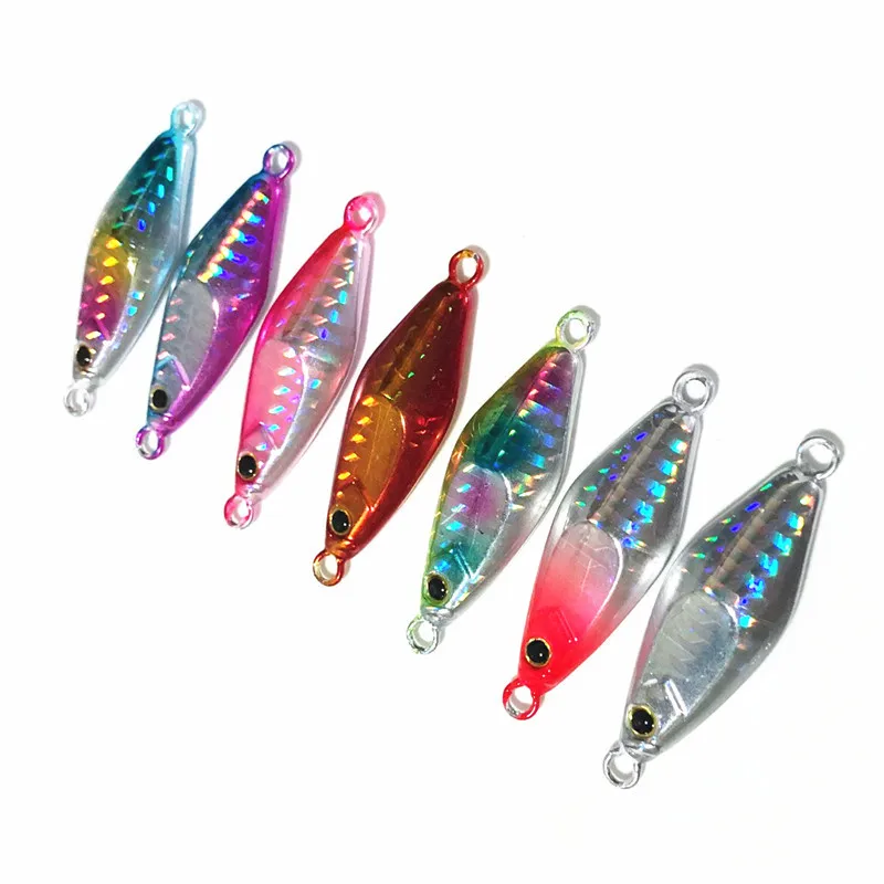 Señuelo de pesca Artificial, cebo duro de caballa, plantilla de Metal amargante, 5-20g, fundición a tierra, 1 pieza, venta - imagen 3