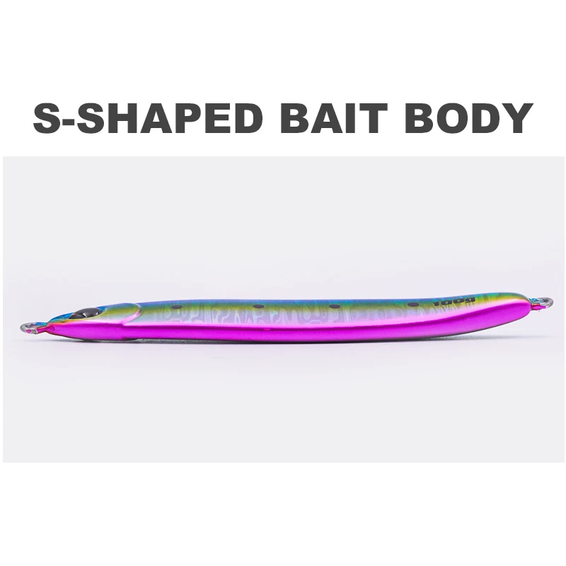 Funadaiko plantilla de Metal Cast Jig cuchara señuelo 60G 80G 100G cebo Artificial Shore Jigging lento Señuelos de Pesca de Mar aparejos de pesca - imagen 5