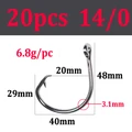 20pcs size 14-0