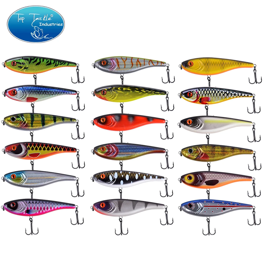 CFLURE Jerk Bait 155mm 80g Color 19 señuelo de pesca de hundimiento lento para Lucio jerkbait señuelo de pesca - imagen 4