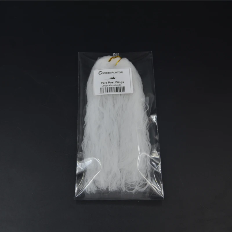 40 cm/paquete de hilos flotantes atado de moscas secas postes de paracaídas alas 7 colores opcionales Para post materiales de atado de moscas de polipropileno - imagen 4