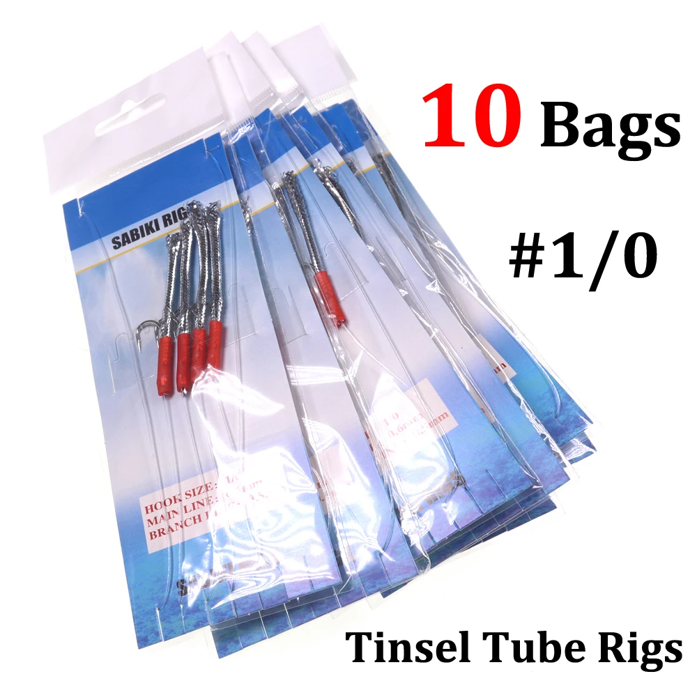 10 bags tinsel tube