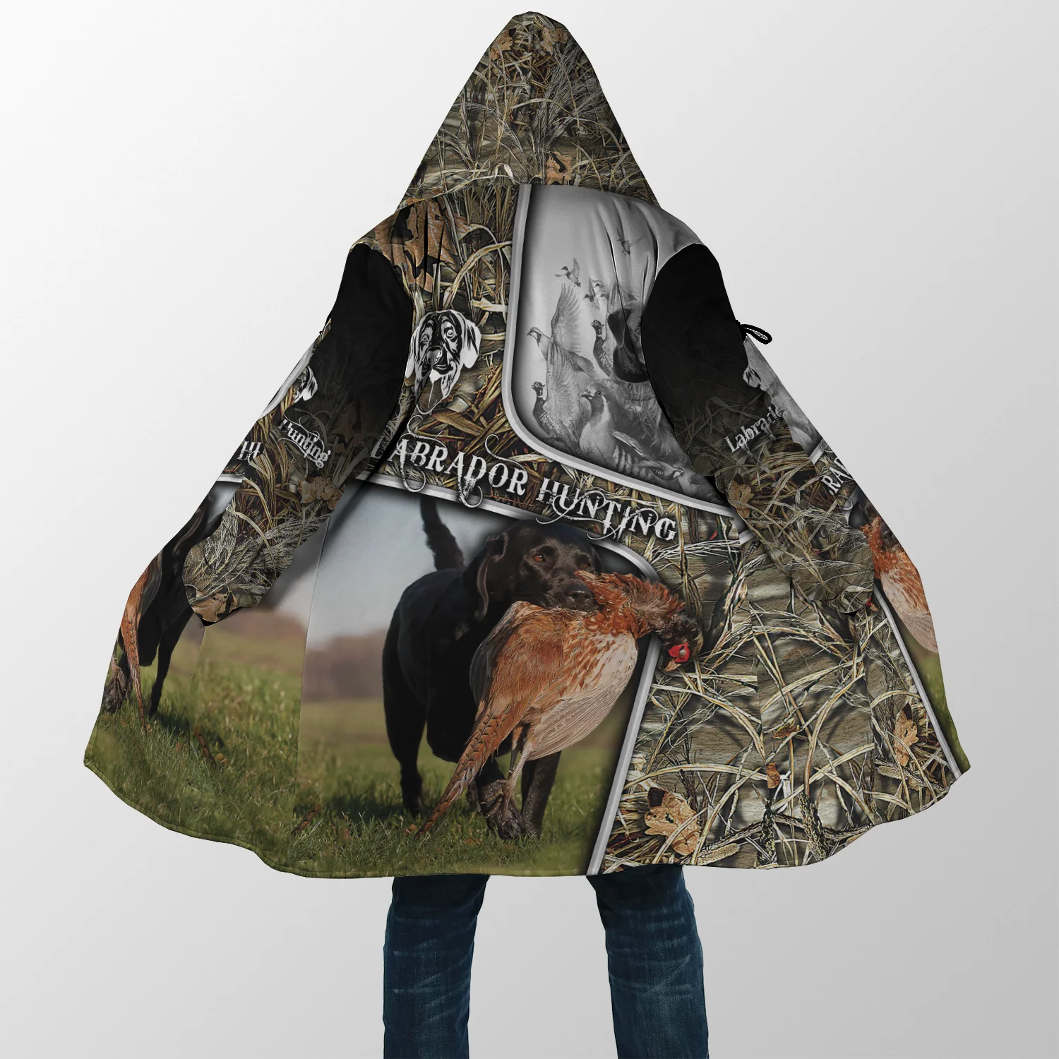 Capa de caza Labrador DP02 – Polar 3D cortavientos unisex - imagen 5
