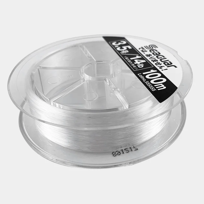 SEAGUAR-Etiqueta blanca para línea de pesca, líneas de pesca de fluorocarbono, 4LB-20LB, 100M - imagen 3