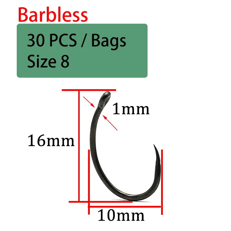 Barbless-Size 8