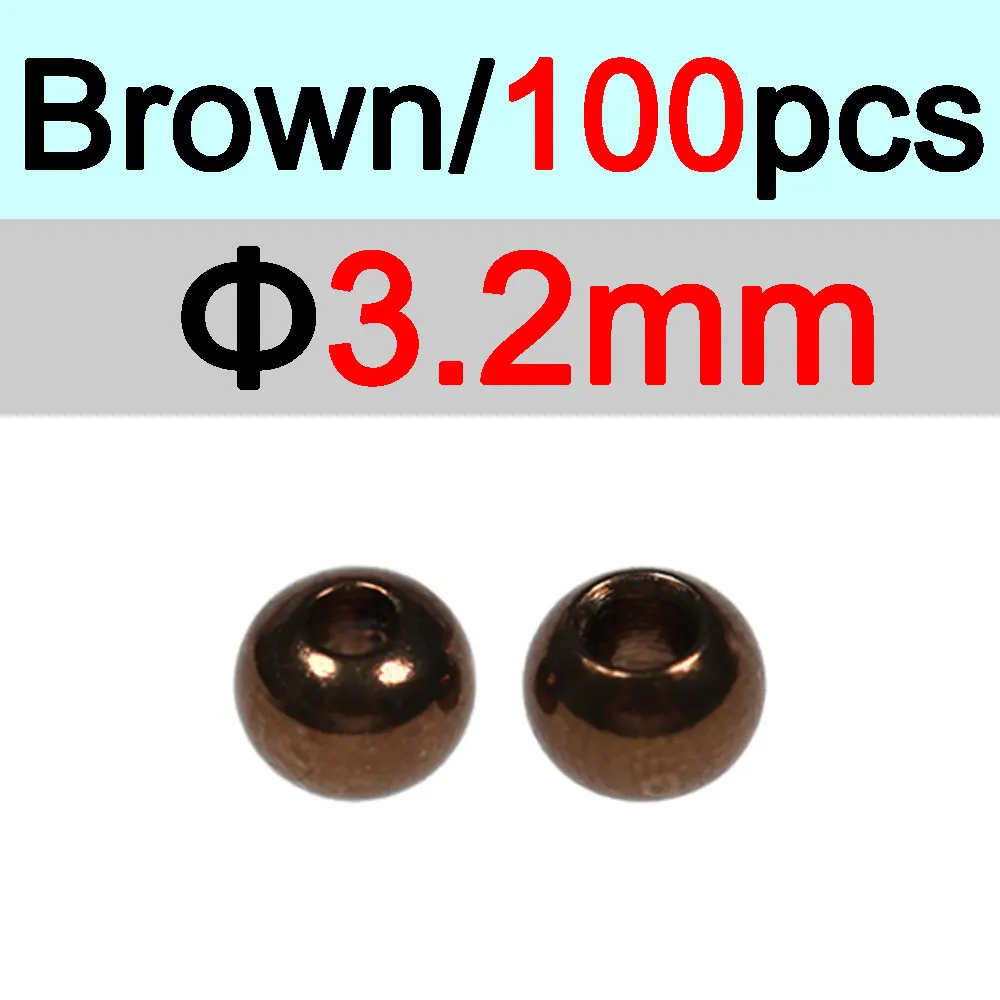 3.2mm Brown 100pc