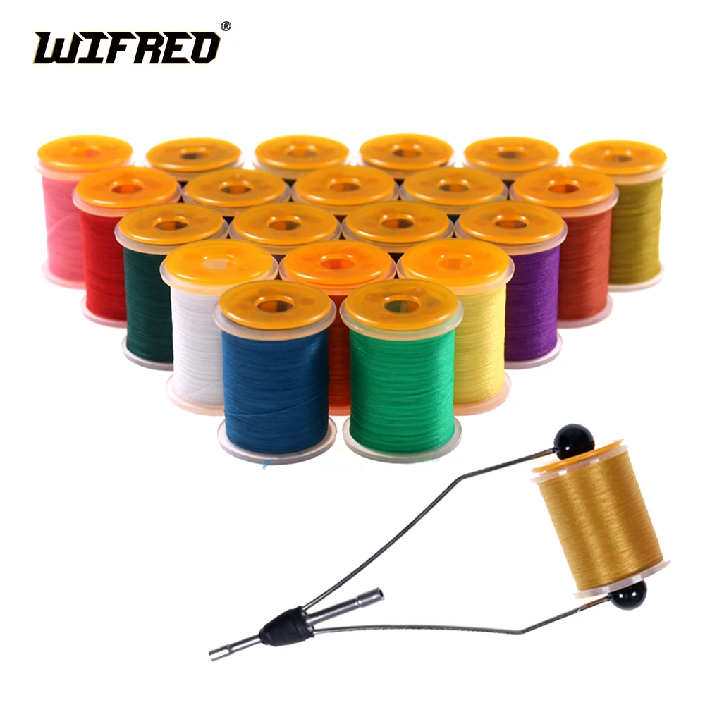 WIFREO hilo de atado de moscas 70D, 20 colores, tamaño 14 ~ 22, Nymph Midge, pequeñas moscas secas, señuelo de pesca con mosca, Material de fabricación, herramienta, aparejos