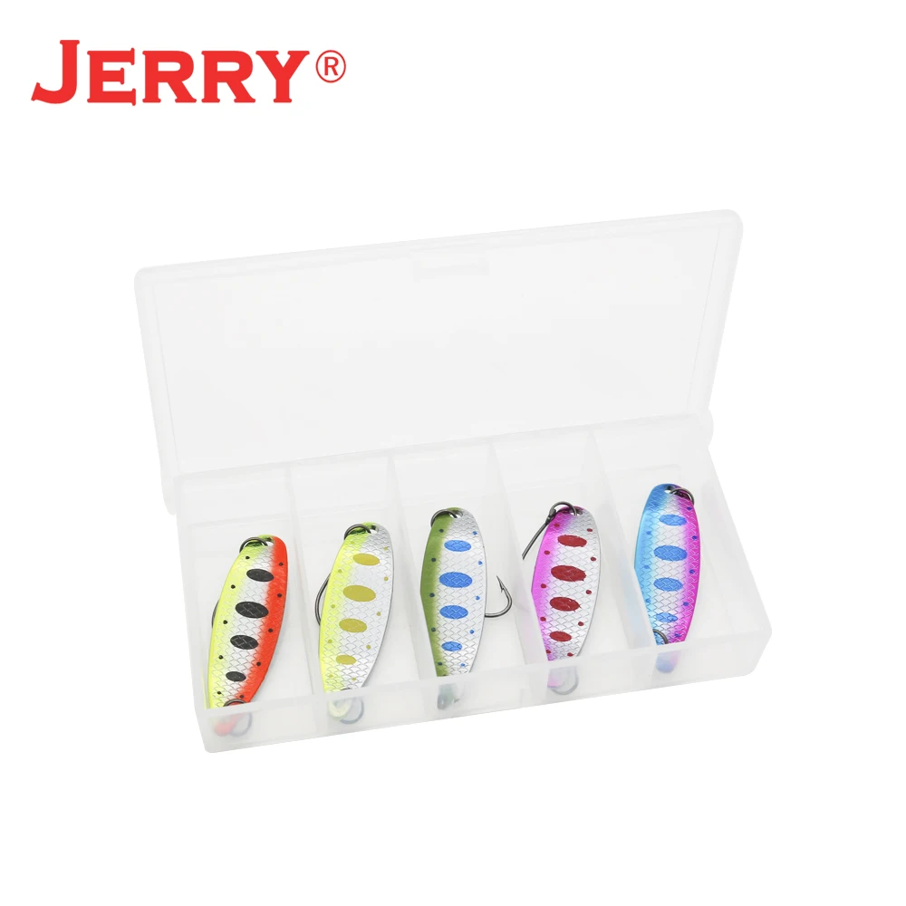 Jerry Cancer-señuelo de Pesca giratorio, cuchara de Metal para buceo profundo, percha de trucha brillante, lubina - imagen 4