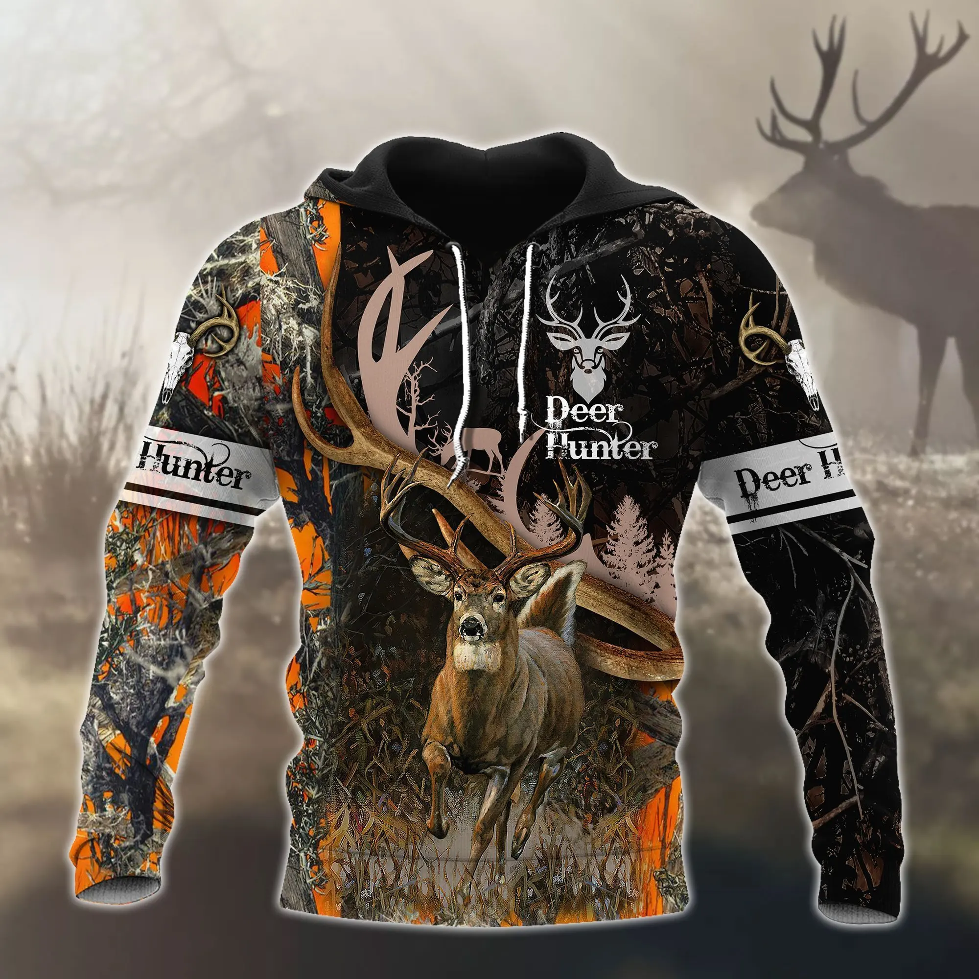 Sudadera Térmica Camuflaje Lateral Ciervo KJ544 - Caza Unisex - imagen 5