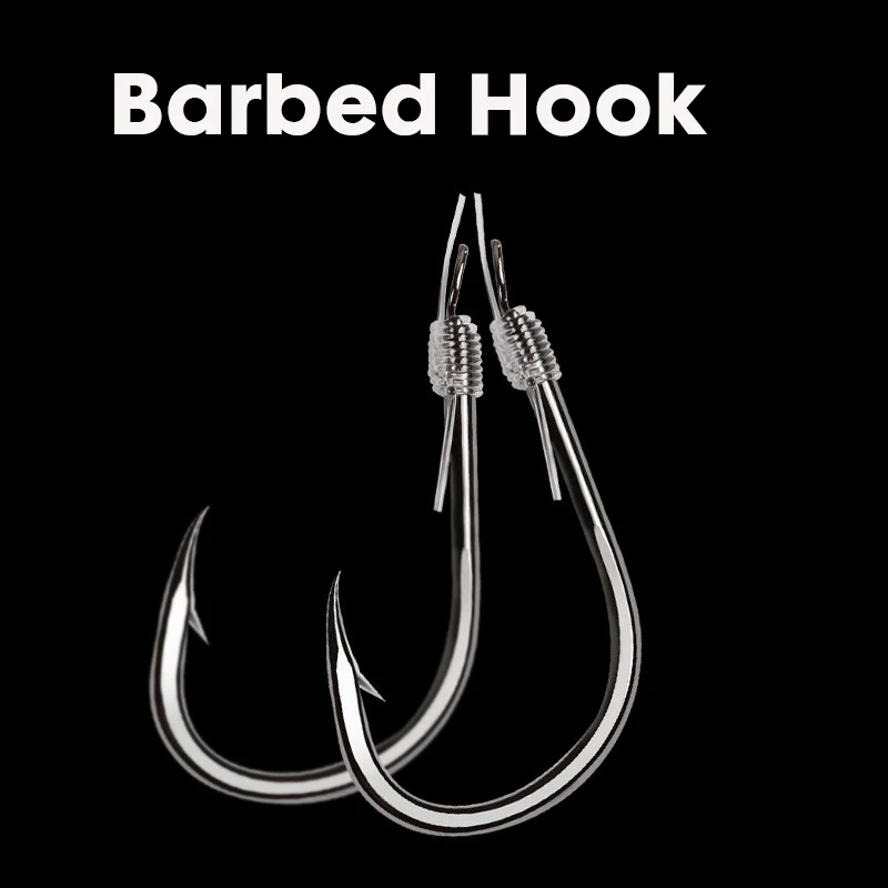 3 bolsas/lote de anzuelos de Pesca, aparejos de plomo y agua, Señuelos de Pesca giratorios, anzuelos de cuerda con 3 campanas de pescado 5 # -13 # - imagen 3