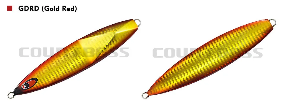Countbass X Slow Jigs Señuelos de jigging de metal de caída profunda Juego de pesca Amberjack 200 g 7 oz - imagen 3