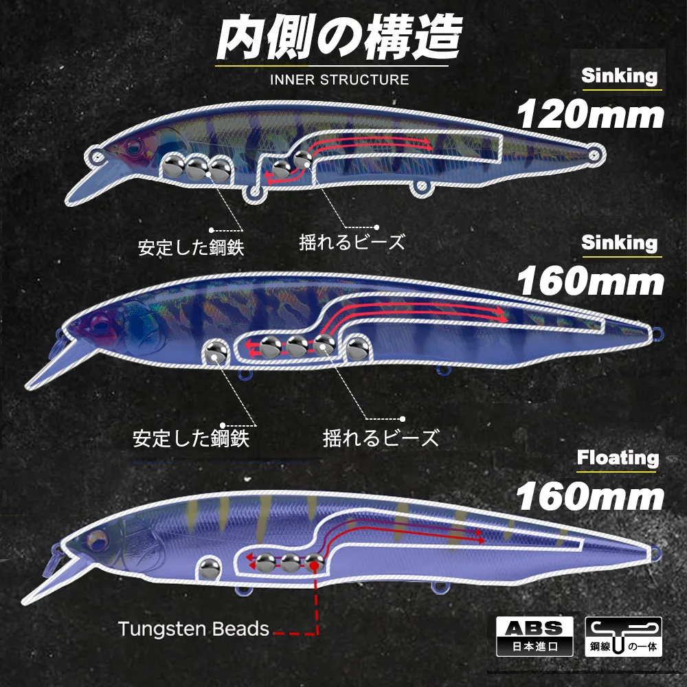 Wobbler Minnow D1 2020 – Señuelo tungsteno para lucio 16cm - imagen 5