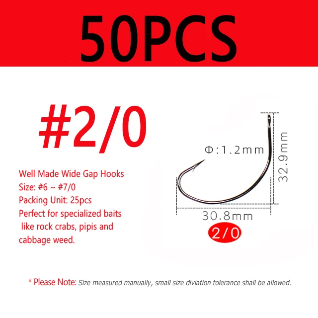 50pcs size 2l0