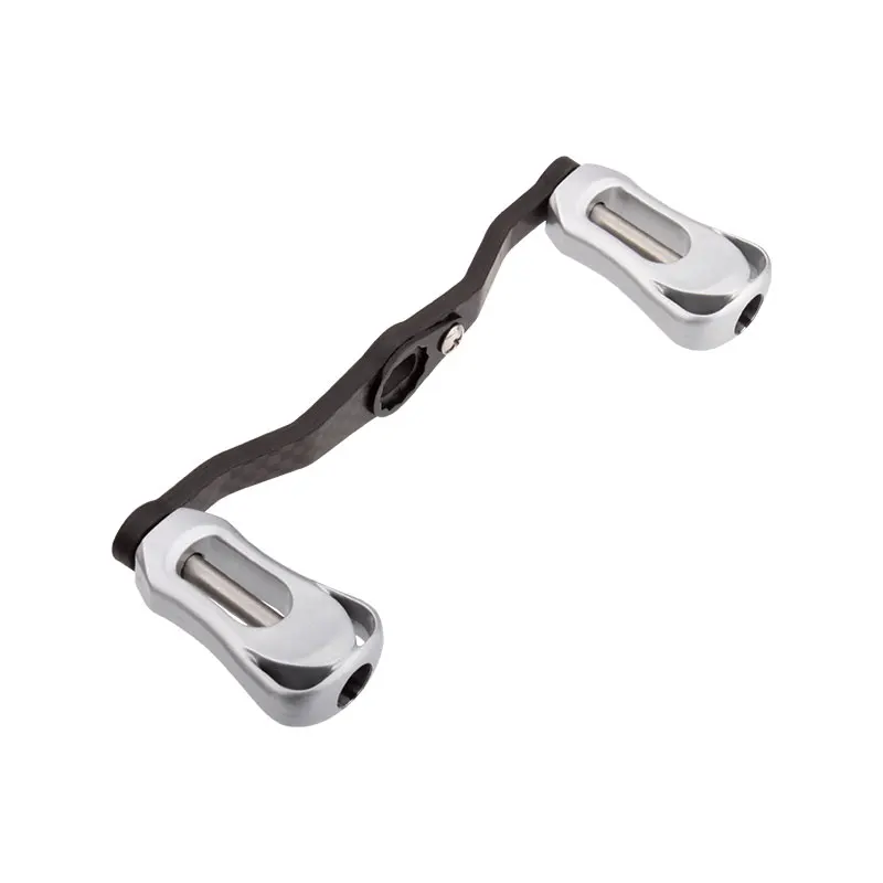 Ruke nuevo mango de carrete de pesca mango de fibra de carbono para Baitcasting súper ligero tamaño del agujero de alta calidad 8*5/7*4mm longitud 105mm DIY - imagen 5