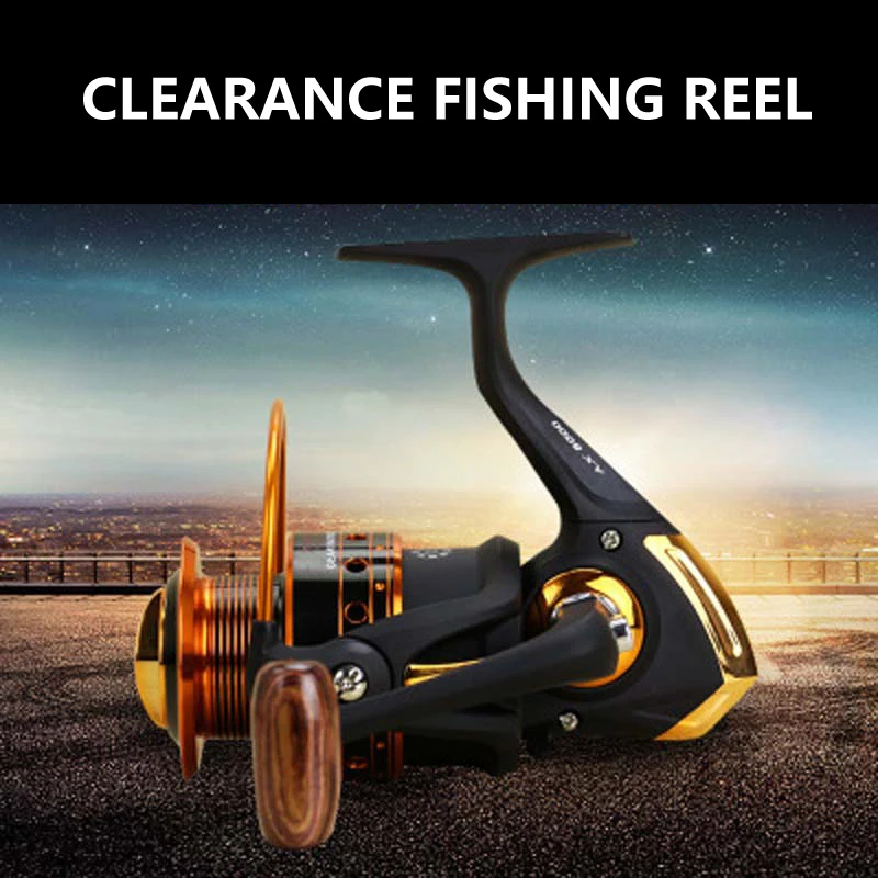 Carrete de pesca GLS AX 2023-1000, agarre de madera 9000: 5,5, 2:1/1/5: 1, carrete giratorio, pesca de carpa para agua salada, novedad de 4,1 - imagen 5