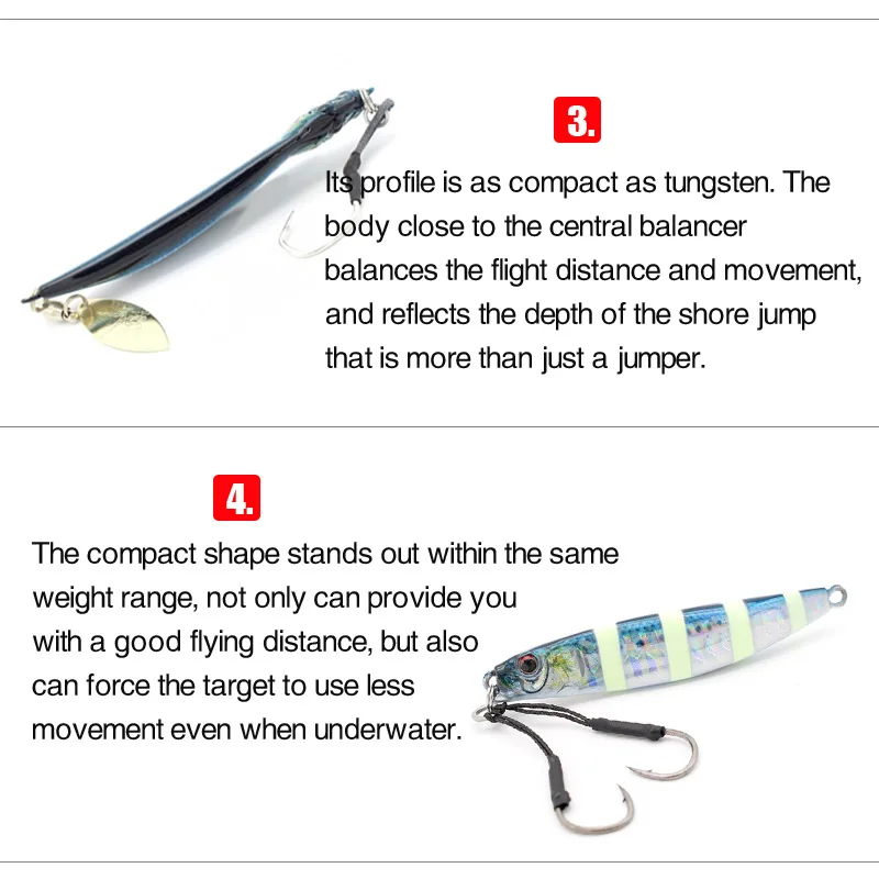 Compacto y versátil Este señuelo ofrece un rendimiento óptimo para la pesca de agua dulce y de agua salada