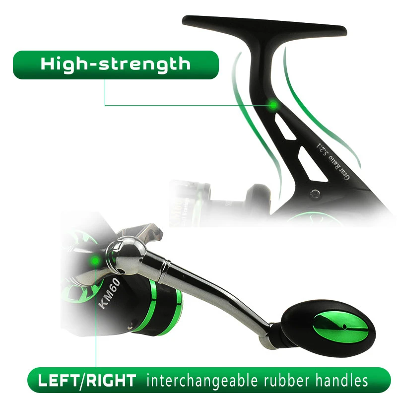 Carrete De Pesca giratorio De Metal, 1BB 10 +, arrastre máximo De 15KG, Accesorios De Pesca De sal/agua dulce, Moulinet Peche En Mer - imagen 4