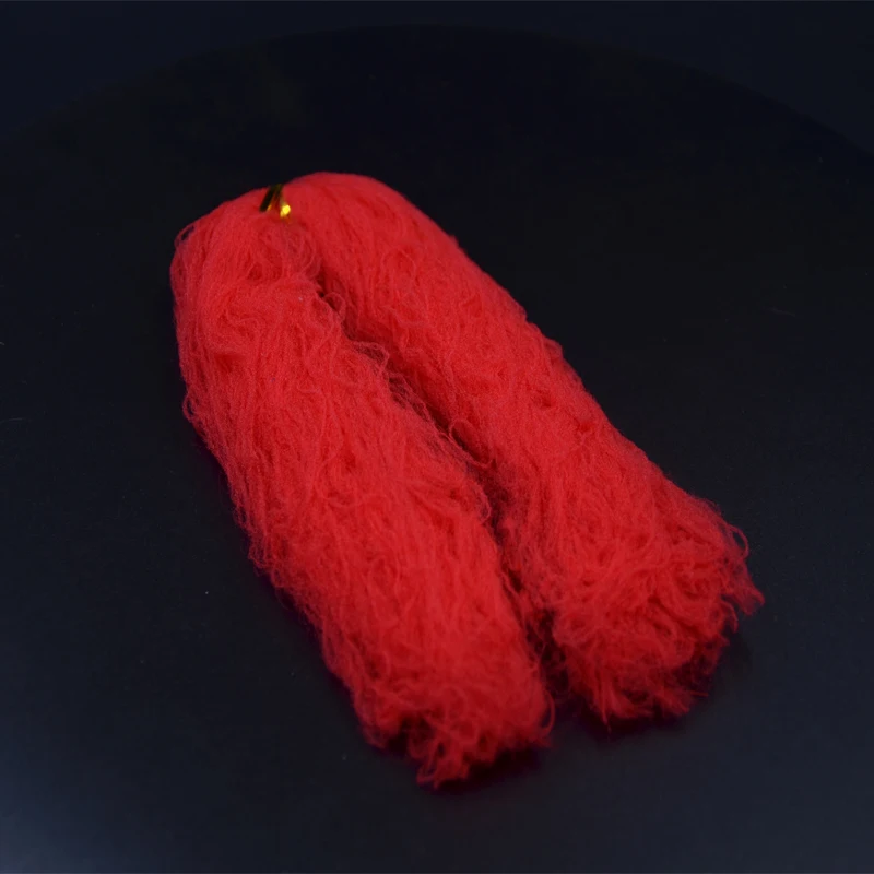 40 cm/paquete de hilos flotantes atado de moscas secas postes de paracaídas alas 7 colores opcionales Para post materiales de atado de moscas de polipropileno - imagen 3