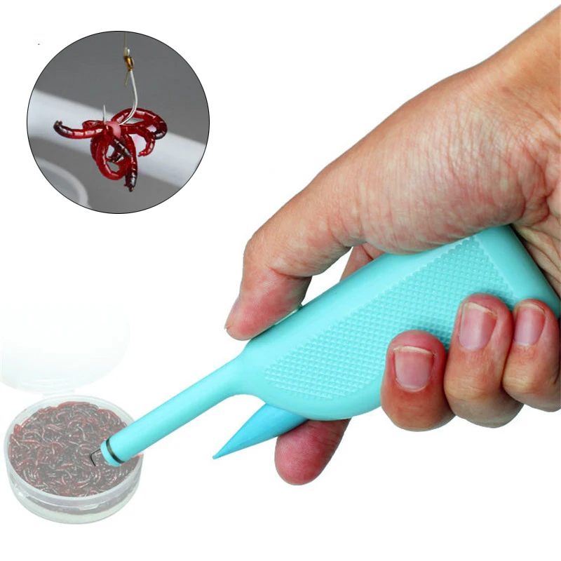 Clip de Gusano Simpleyi mostrando su diseño portátil y cebo ligero para pesca efectiva