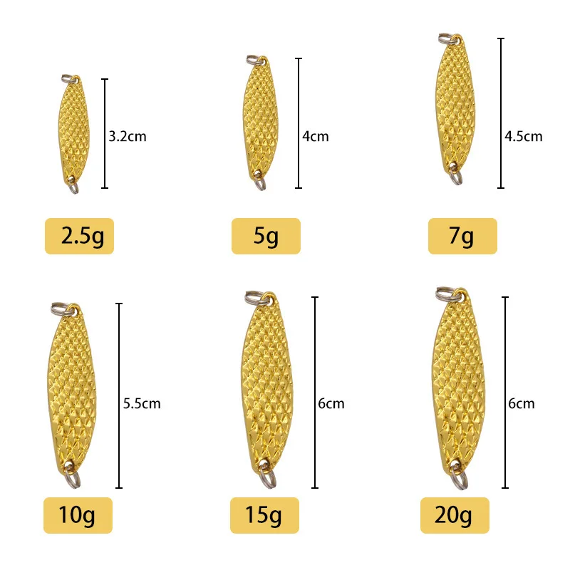 Cuchara de pesca para Lucio, señuelo de pesca de lubina de 2,5-20g, alta luz reflectante, Spinner de Metal de alta calidad Isca Artificial - imagen 4