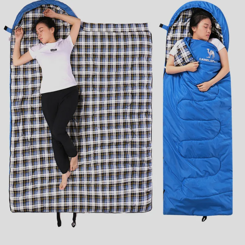 Saco De dormir ultraligero para exteriores, 190x75cm, forro De poliéster para invierno, individual, para acampar, viajar - imagen 4