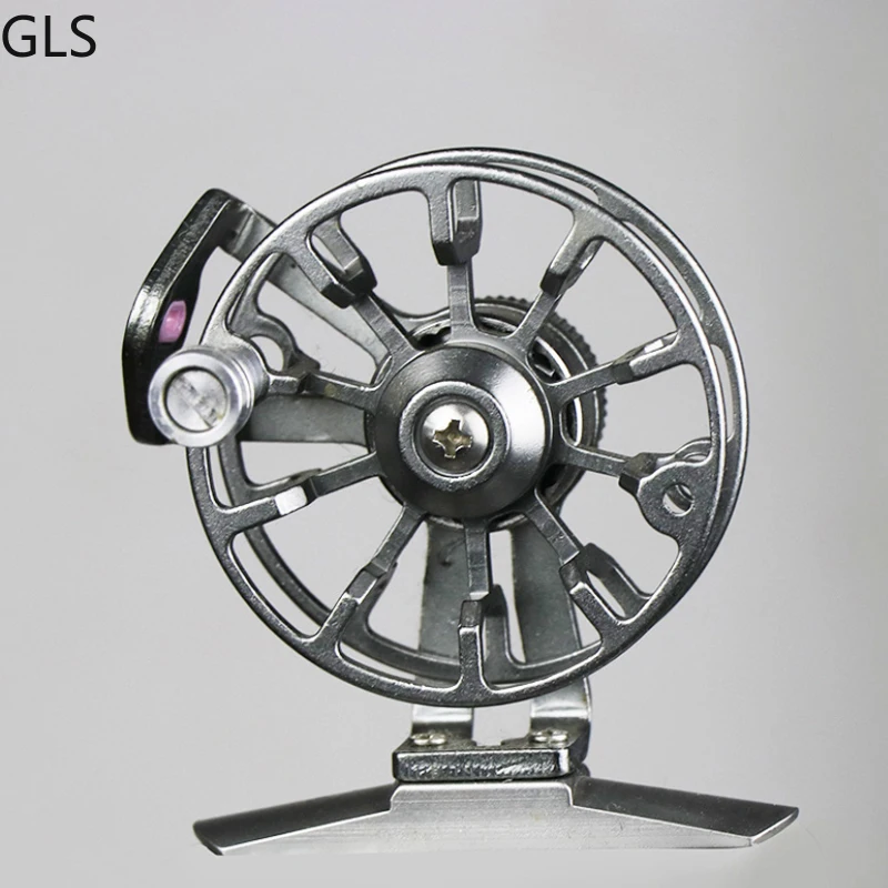 Carrete ligero de pesca en hielo, accesorio de cuerpo de Metal completo, resistente a la corrosión, disponible en 3 colores, para invierno, novedad de 2022 - imagen 5