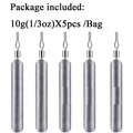5pcs 10g sinkers