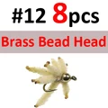 8PCS Brass SIZE 12