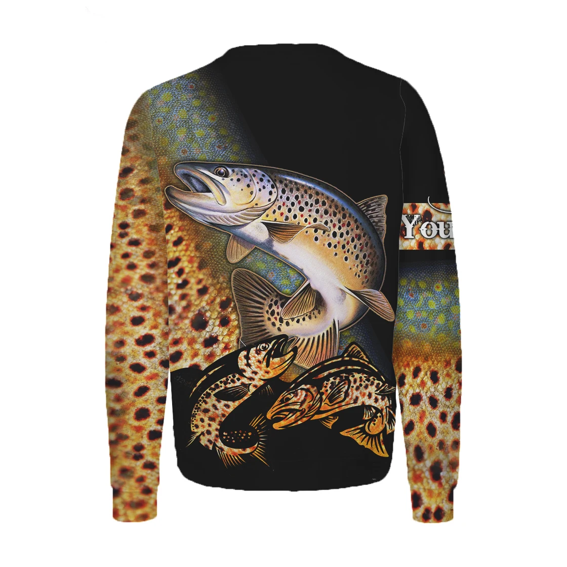 Sudadera con capucha para hombre con estampado 3D de pez trucha arcoíris, sudaderas con capucha Unisex, ropa de calle de otoño, chaqueta informal, chándal KJ732 - imagen 4