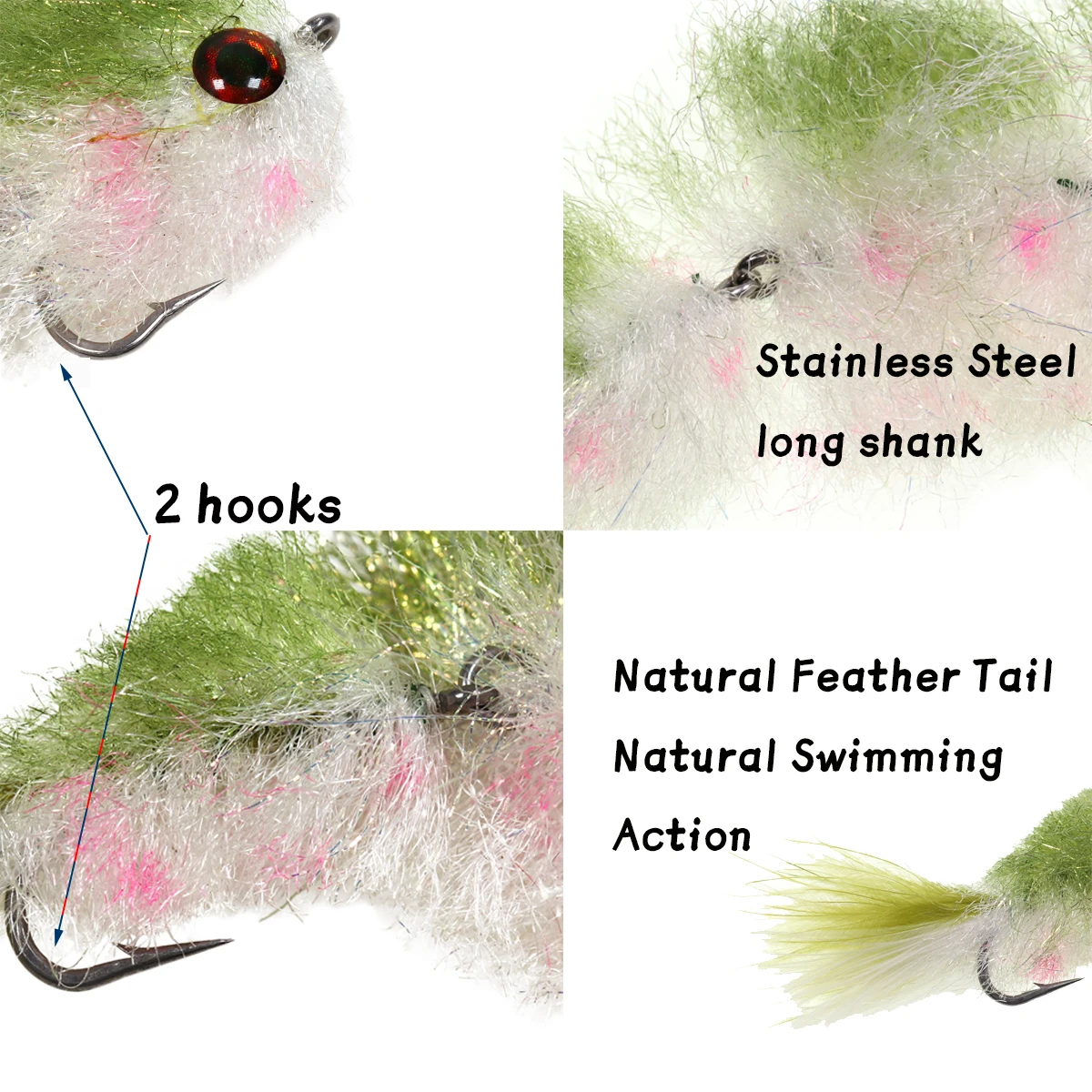 Señuelo de pesca para agua dulce y salada, aparejo cambiador de delicadeza realista para peces, serpentina articulada, 1 unidad - imagen 5