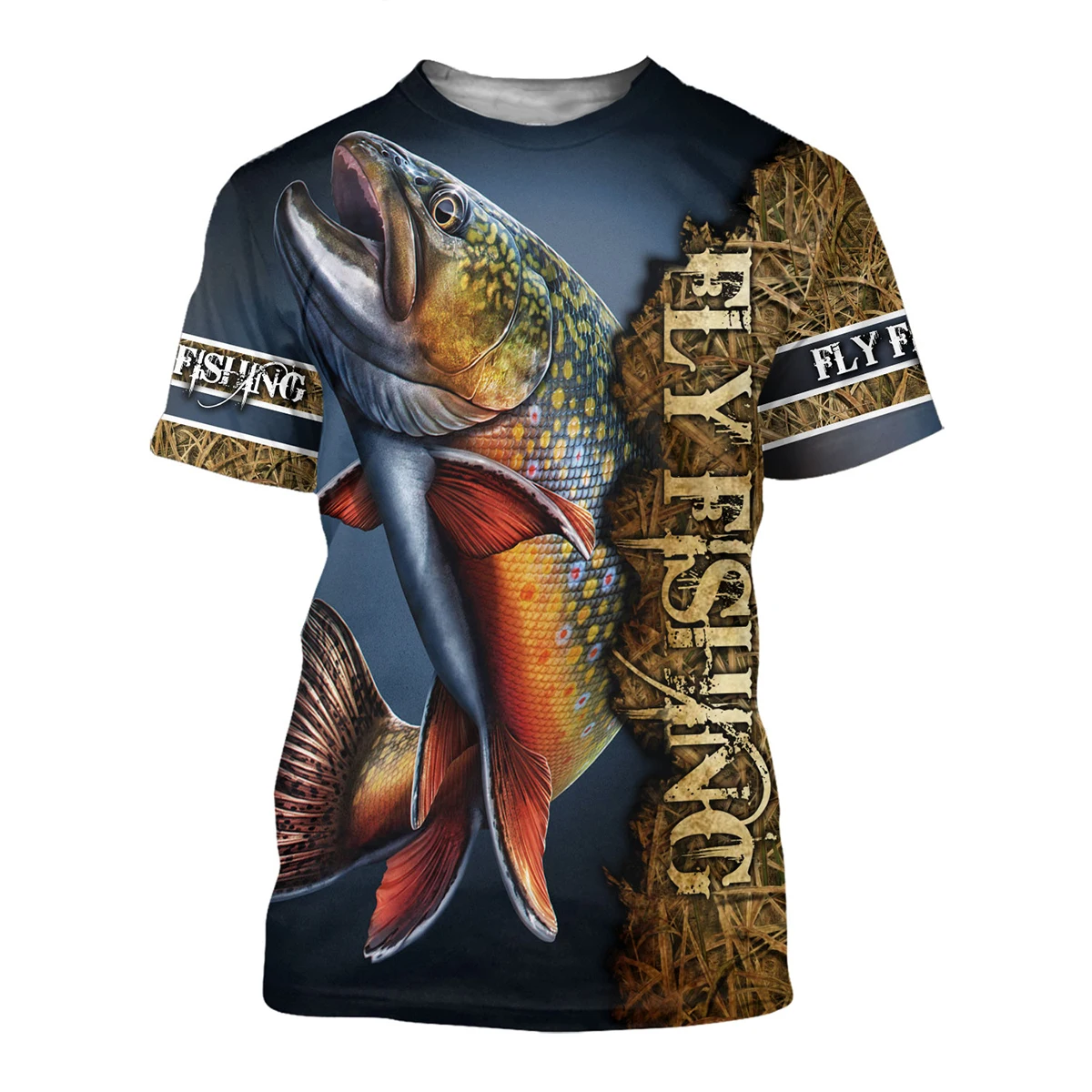Camiseta Hipster de verano 2025 para hombre, camiseta de manga corta con estampado 3D de Lucio y pesca, camisetas informales Unisex TX0173 - imagen 2