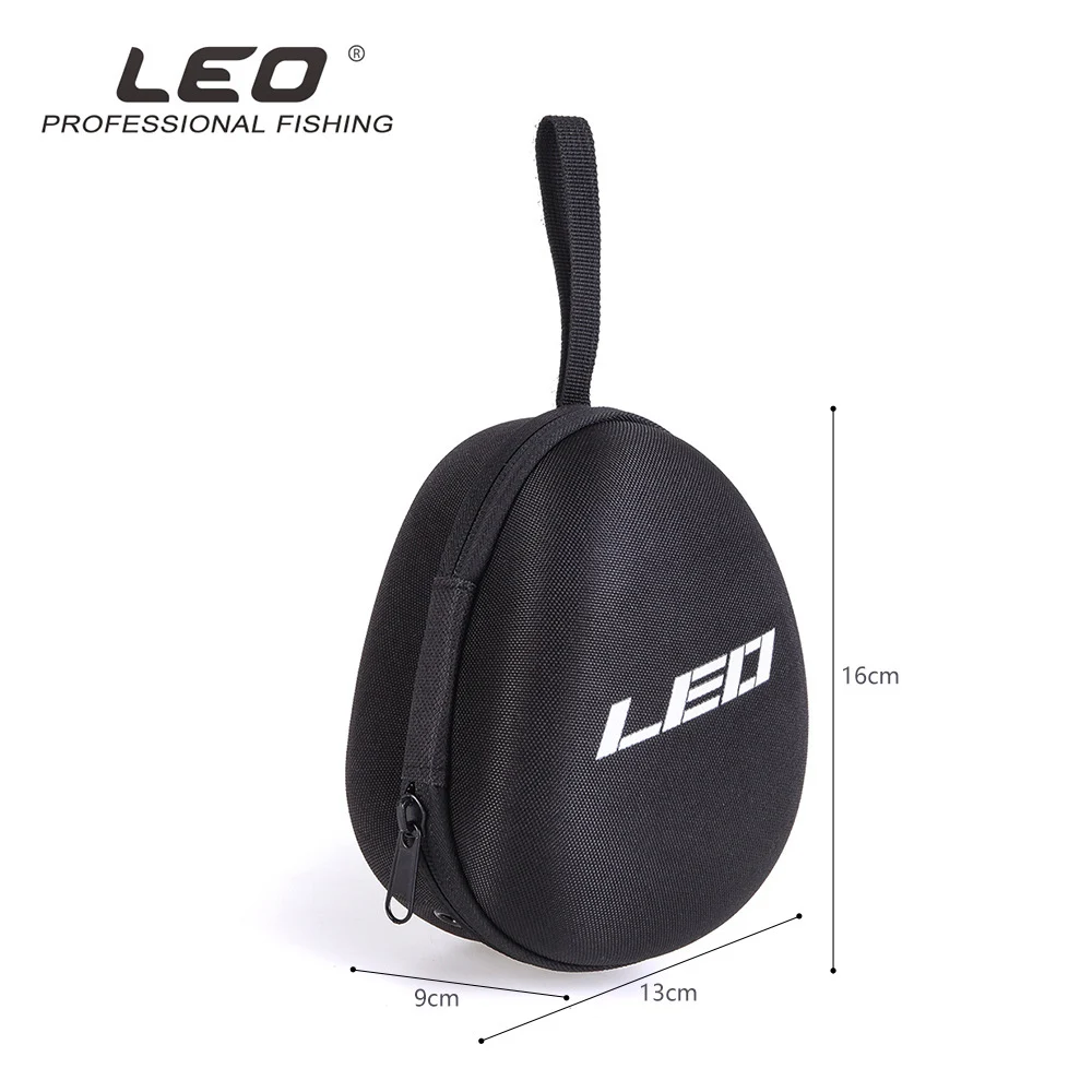LEO-Bolsa de carrete de pesca portátil, accesorios, funda protectora para exteriores, bolsa de pesca, bolsa de almacenamiento de rueda de pescado de alta EVA - imagen 4