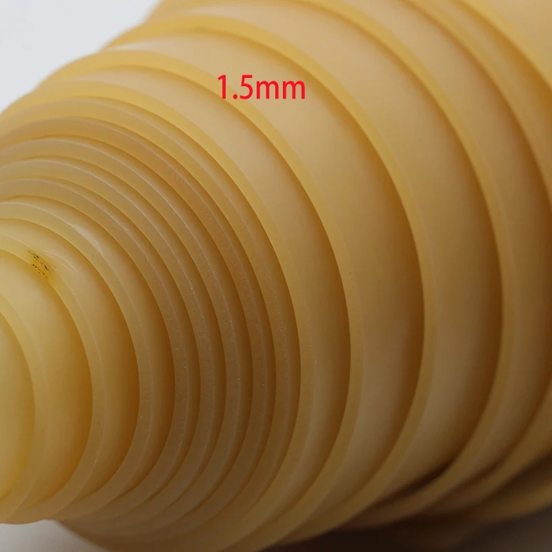 Tirachinas de 1,5mm de grosor, banda de goma plana de 1,5mm, alta calidad, anticongelante, para caza, catapulta - imagen 5