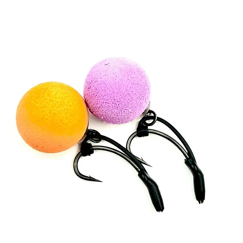 10 Uds. Accesorios de manga de gancho para Pesca de carpa, alineadores de línea negros D Rig Kickers para aparejos de pelo, aparejos de Pesca - imagen 5