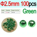 100pcs 2.5mm Green