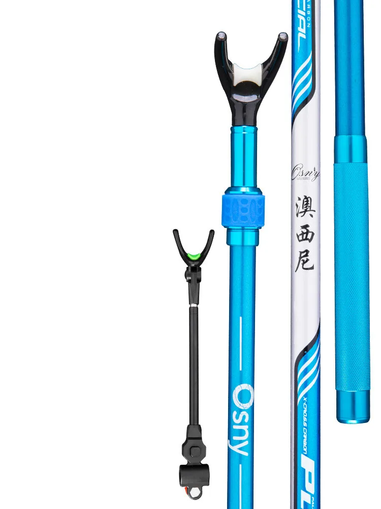 Soporte de carbono para caña de pescar, accesorio grande y superduro para silla de pesca, torreta, multifuncional, 1,7 m, 2,1 m, 2,4 m, 2,7 m - imagen 2