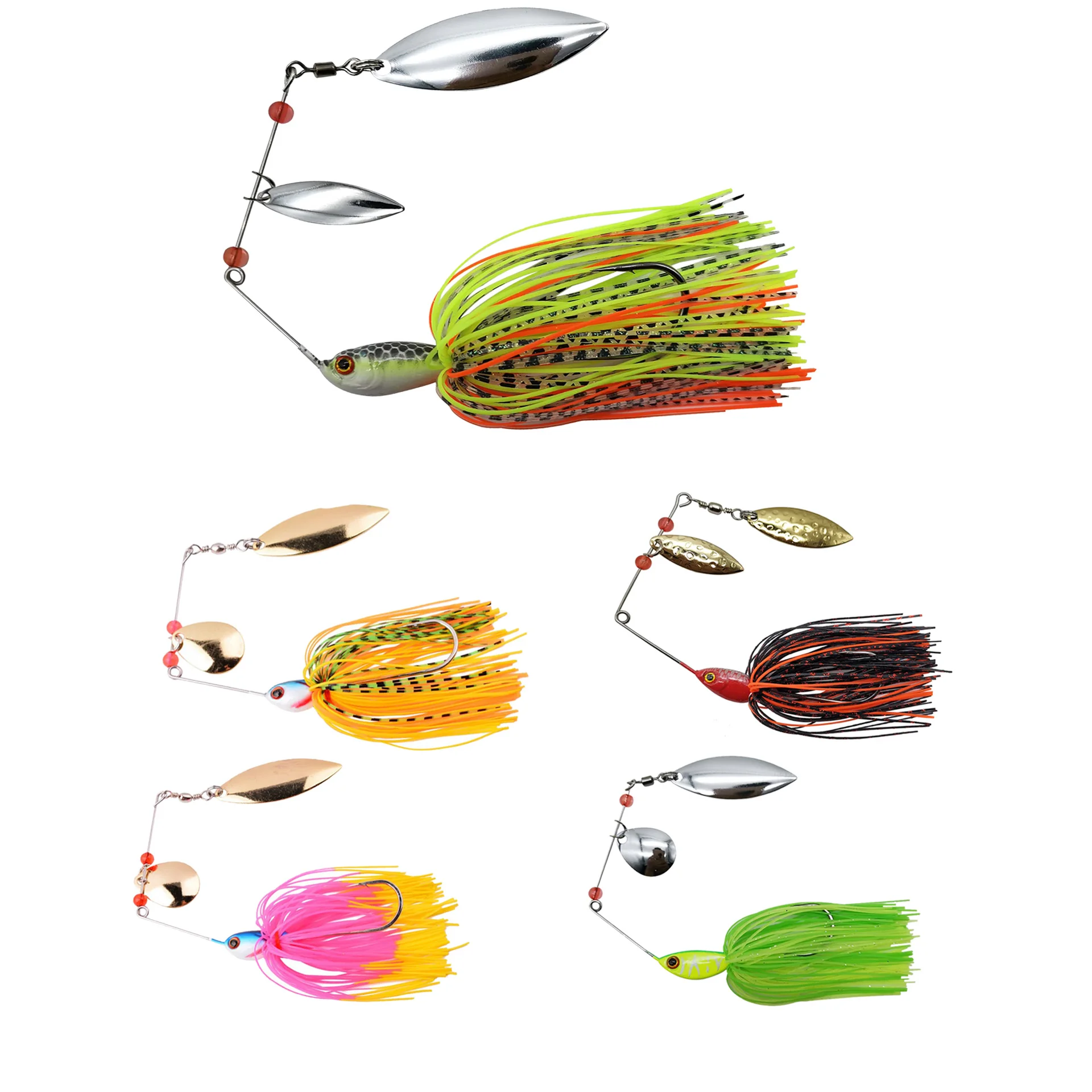 Mycena 16G y 18G y 21G cebo giratorio Bass jig Chatter cebo señuelo de pesca chatterbait Kit de pesca Wobblers para aparejos de pesca de lubina - imagen 5
